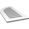 Ekena Millwork Quarter Round Top Left Surface Mount PVC Gable Vent w/ 3-1/2"W x 1"P Standard Frame, 18"W x 38"H GVPQL18X3801SF - alternate 2
